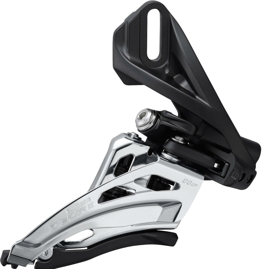 Bike Parts Shimano Derailleurs | Shimano Deore M5100 2X11 Speed Front Derailleur Black