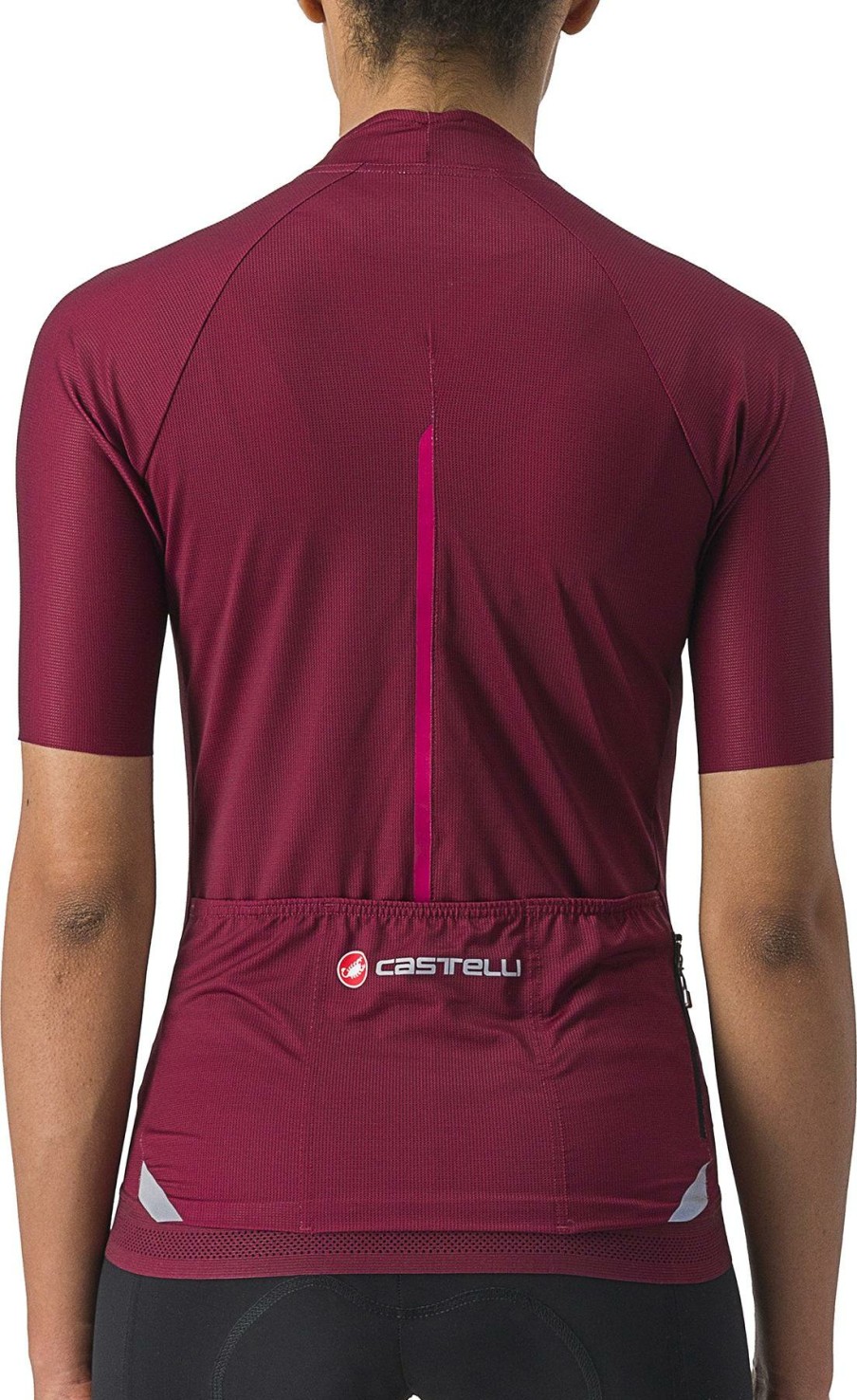 Clothing Castelli Short Sleeve Jerseys | Castelli Women'S Endurance Jersey Gunmetal Grey