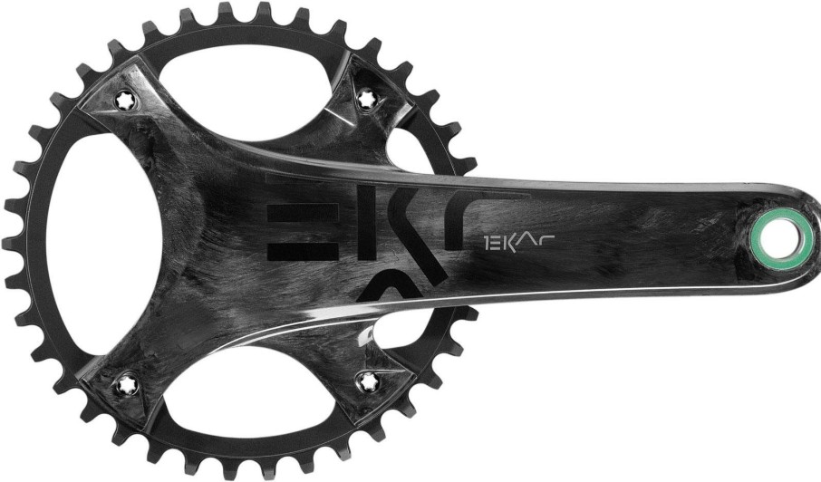 Bike Parts Campagnolo Chainsets & Cranksets | Campagnolo Ekar 13 Speed Single Gravel Chainset 2021 Black