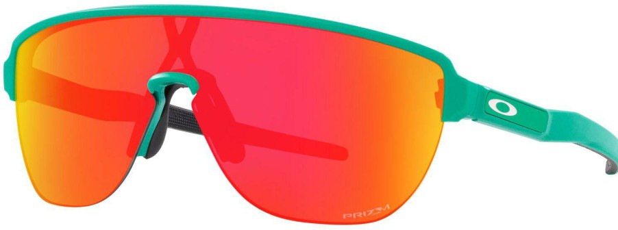 Helmets & Protection Oakley Sunglasses | Oakley Eyewear Corridor Sunglasses (Prizm Ruby Lens) Matte Celeste