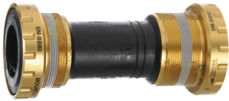 Bike Parts Shimano Bottom Brackets | Shimano Saint Bb80 Hollowtech Ii Bottom Bracket Gold