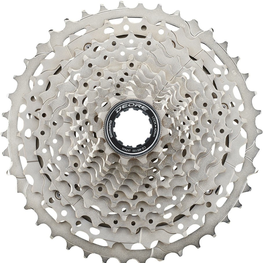 Bike Parts Shimano Cassettes | Shimano M5100 Deore 11 Speed Cassette Silver