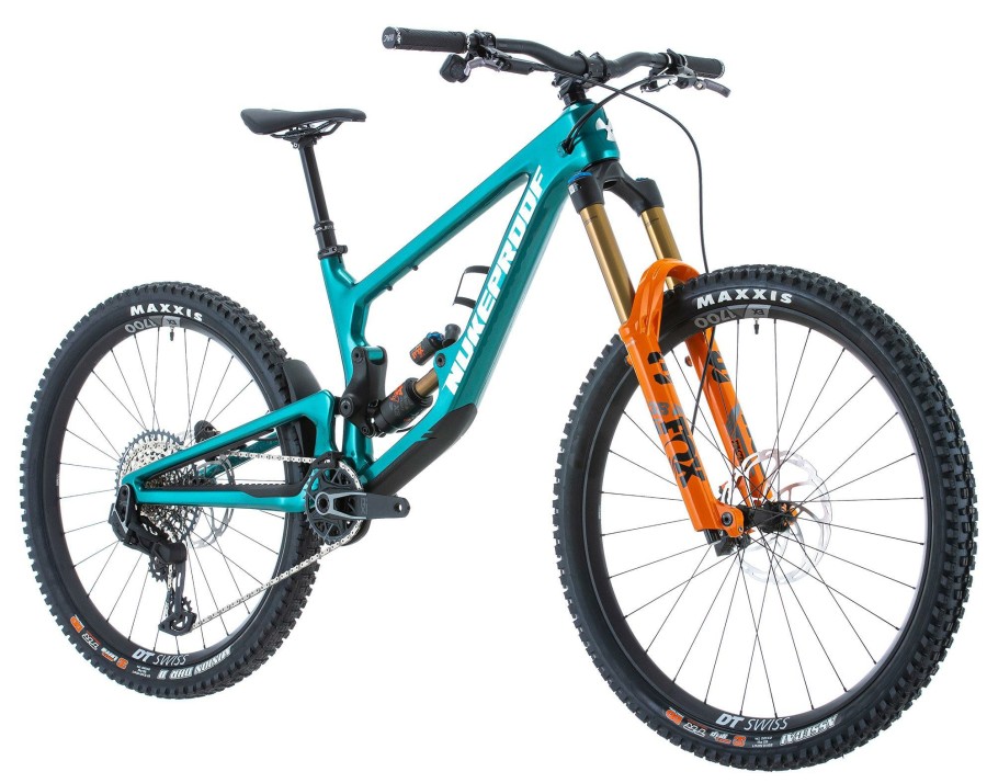 Bikes Nukeproof Full Suspension Mountain Bikes | Nukeproof Giga 297 Factory Carbon Bike (X0 Trans) Petrol Green