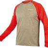 Clothing Endura Long Sleeve Jerseys | Endura Singletrack Ls Mtb Jersey Pewter Grey