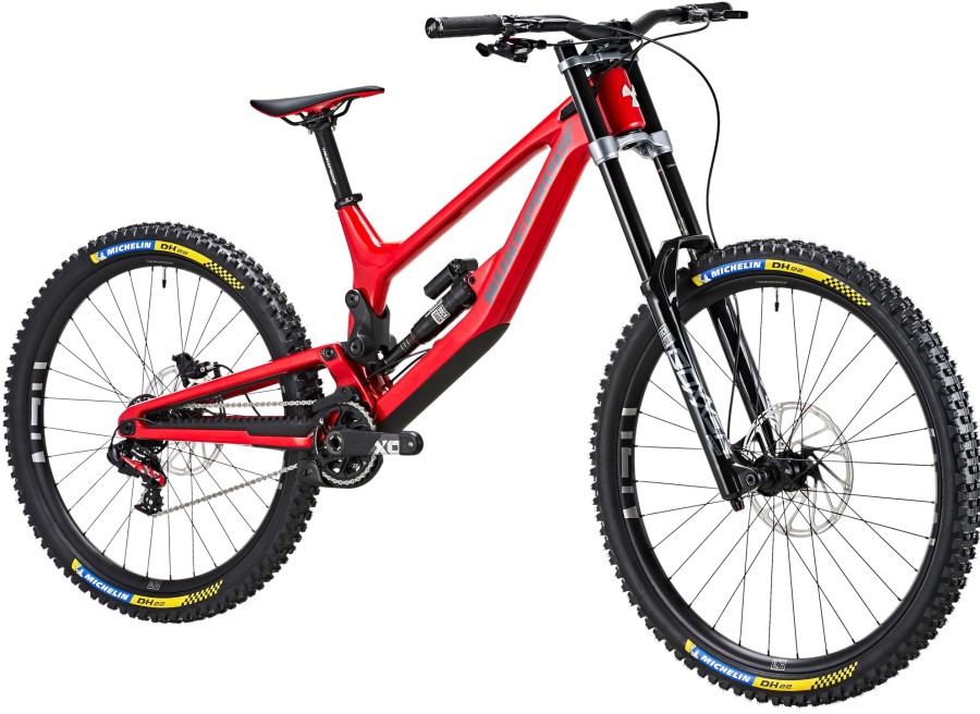 Bikes Nukeproof Full Suspension Mountain Bikes | Nukeproof Dissent 297 Rs Carbon Mountain Bike (X01 Dh) Racing Red