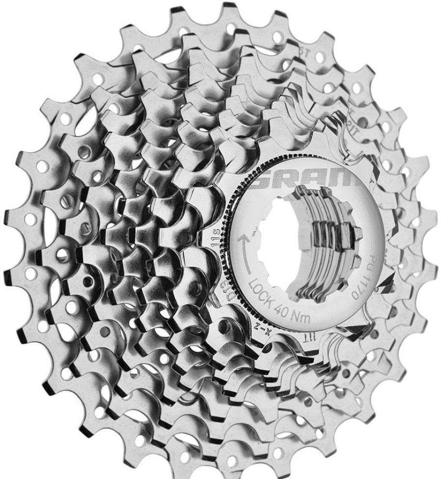 Bike Parts SRAM Cassettes | Sram Pg1170 11 Speed Road Cassette Silver