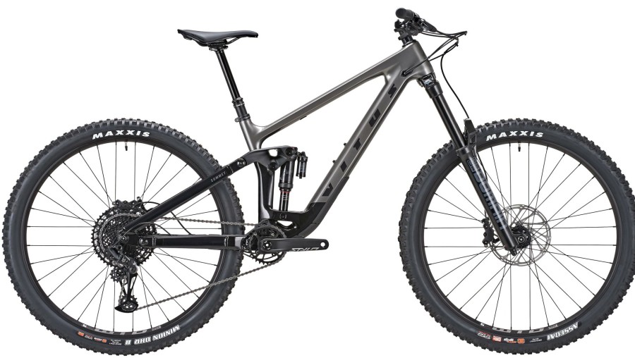 Bikes Vitus Full Suspension Mountain Bikes | Vitus Sommet 290 Cr Mountain Bike Space Silver/Black