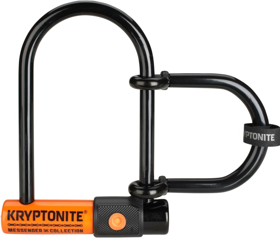 Accessories Kryptonite Locks | Kryptonite Messenger Mini & U-Lock Extender Black/Orange