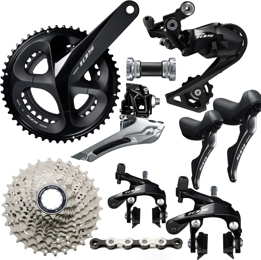 Bike Parts Shimano Groupsets | Shimano 105 R7000 11 Speed Rim Brake Groupset