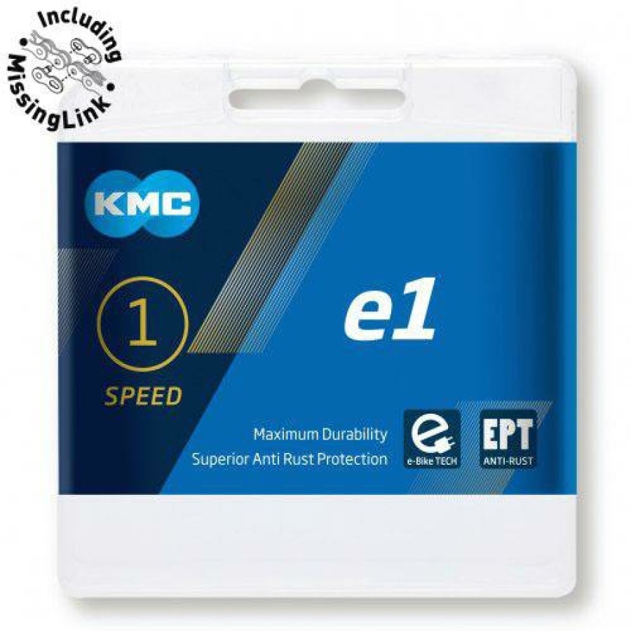 Bike Parts KMC Chains | Kmc E1Ept Single Speed E-Bike Chain