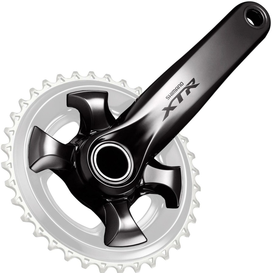 Bike Parts Shimano Chainsets & Cranksets | Shimano Xtr M9020 11 Speed Mtb Crankset Grey/Black