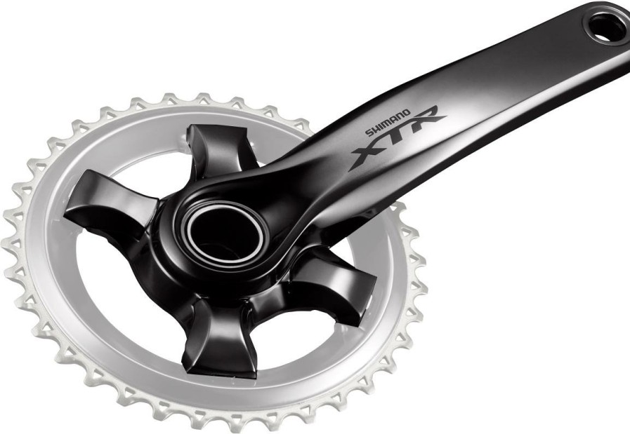 Bike Parts Shimano Chainsets & Cranksets | Shimano Xtr M9020 11 Speed Mtb Crankset Grey/Black