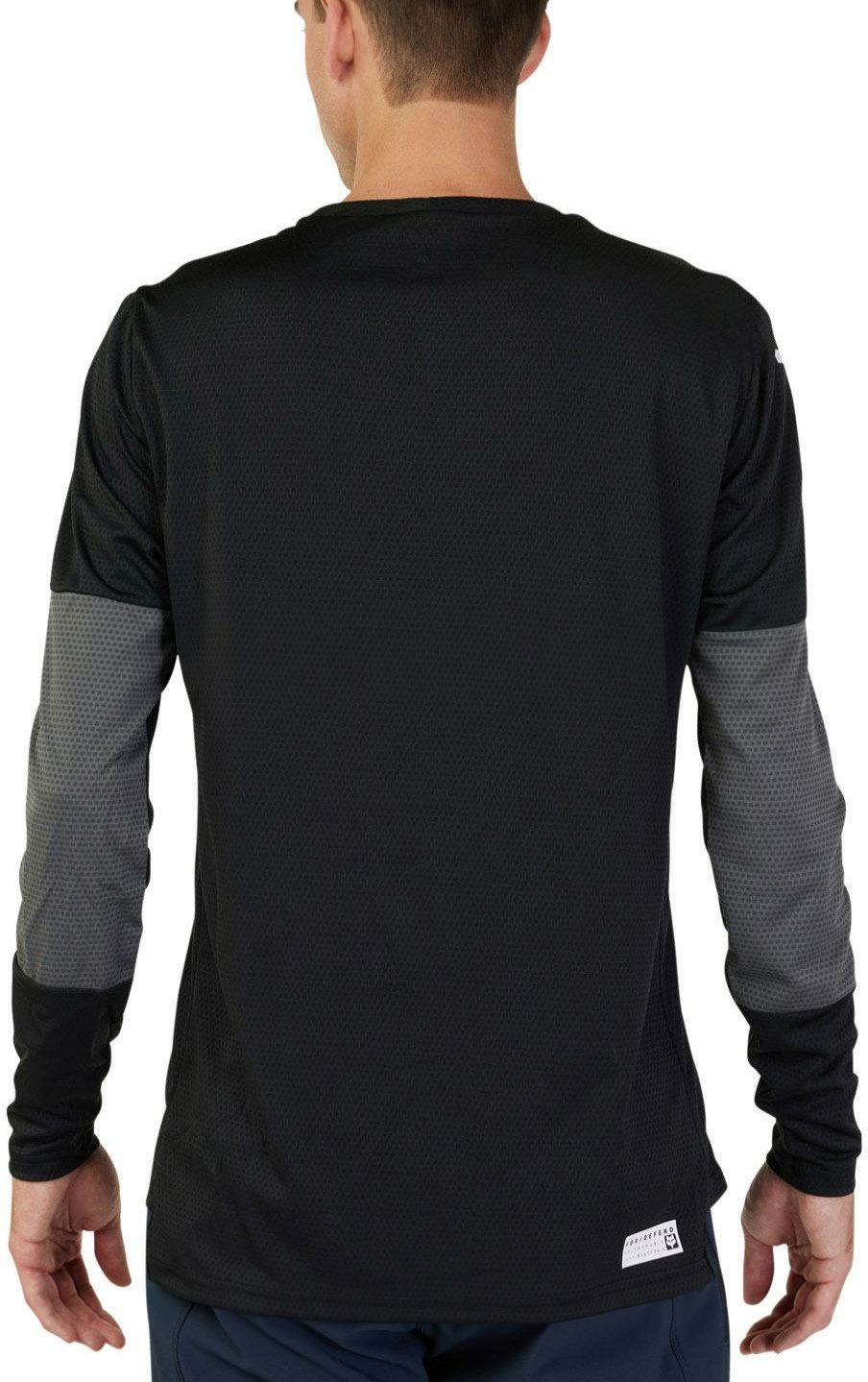 Clothing Fox Racing Long Sleeve Jerseys | Fox Racing Defend Long Sleeve Cycling Jersey (Foxhead) Black