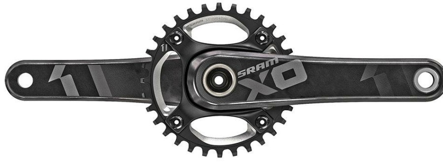 Bike Parts SRAM Chainsets & Cranksets | Sram X01 Dh X-Sync Carbon Chainset (24Mm) Black