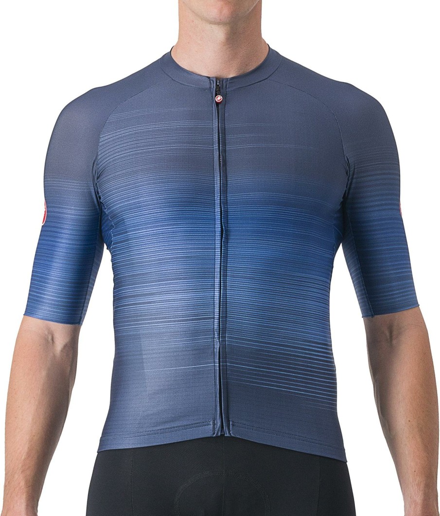 Clothing Castelli Short Sleeve Jerseys | Castelli Aero Race 6.0 Jersey Light Black