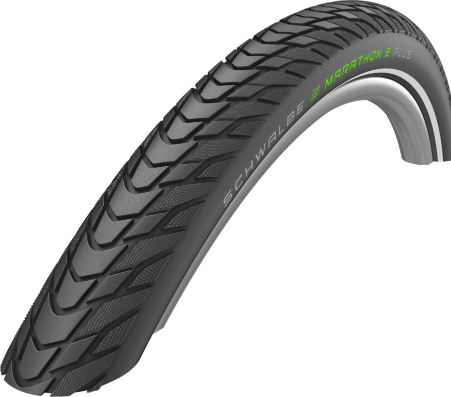 Wheels & Tyres Schwalbe | Schwalbe Marathon E-Plus Performance Bike Tyre Black/Reflex