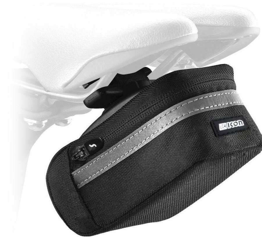 Accessories Scicon Bike Bags | Scicon Soft 350 Saddle Bag (Rl 2.1) Black