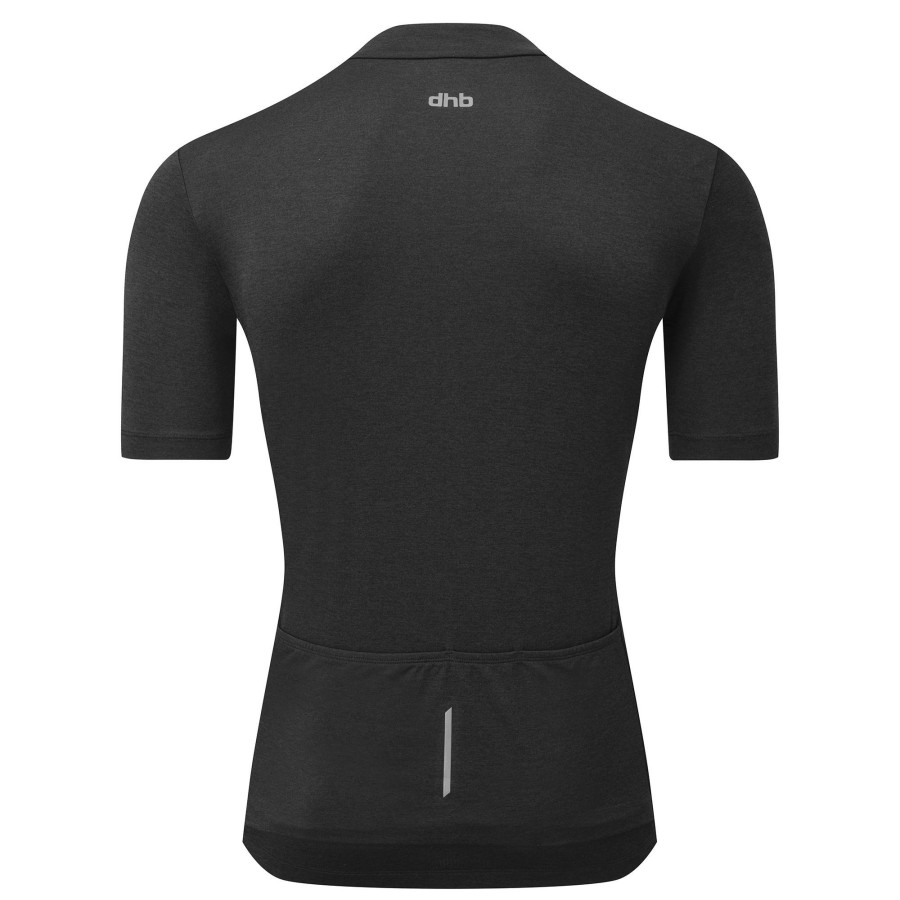 Clothing DHB Short Sleeve Jerseys | Dhb Men'S Short Sleeve Jersey Black