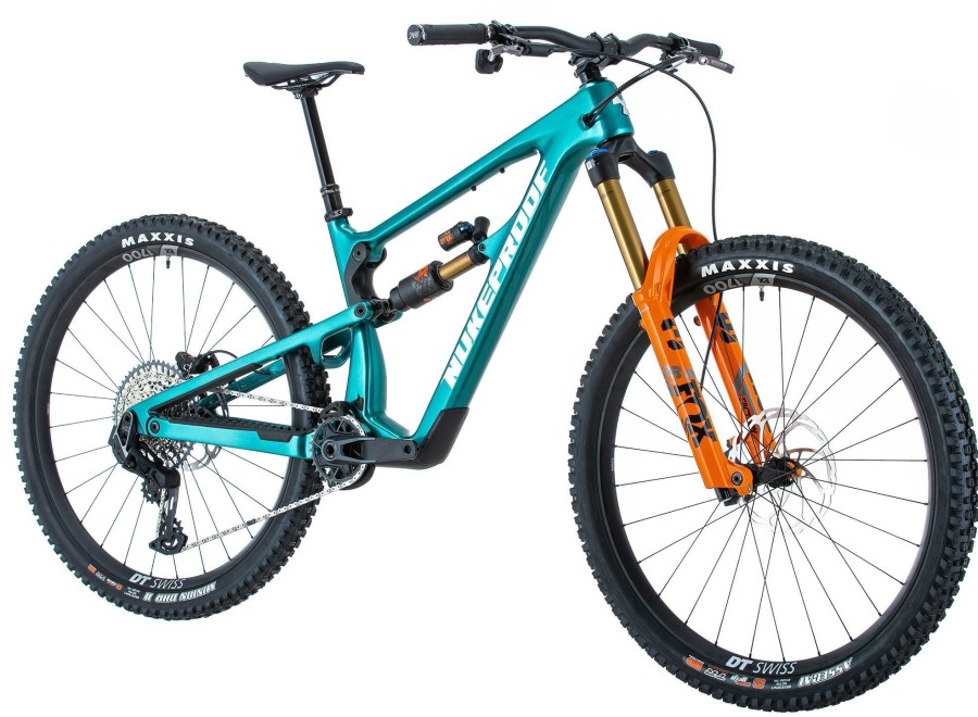 Bikes Nukeproof Full Suspension Mountain Bikes | Nukeproof Mega 290 Factory Carbon Bike (X0 Trans) Petrol Green