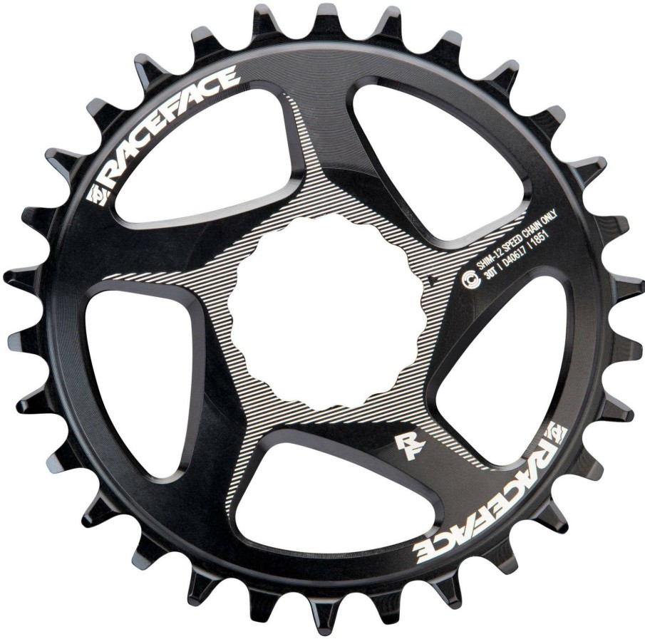 Bike Parts Race Face Chainrings | Race Face Direct Mount Shimano Chainring Black