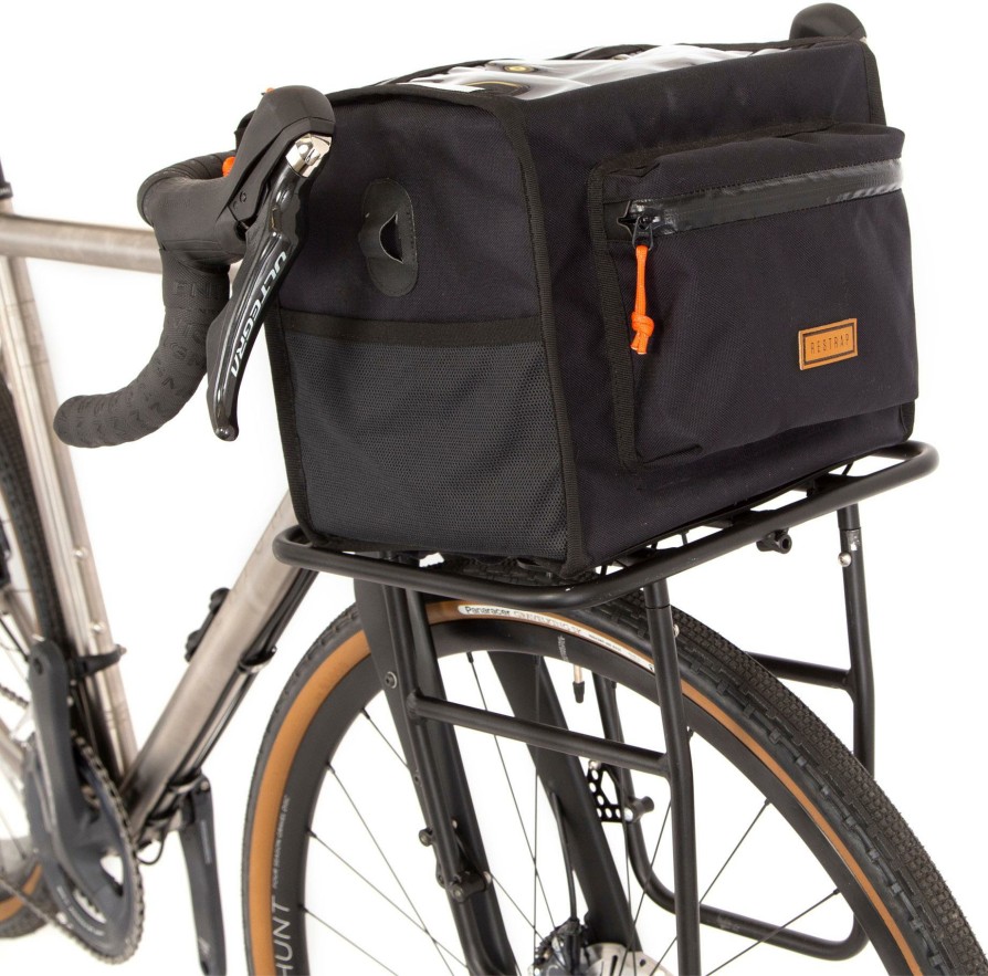 Accessories Restrap Bike Bags | Restrap Rando Rack Top Bag (Large) Black