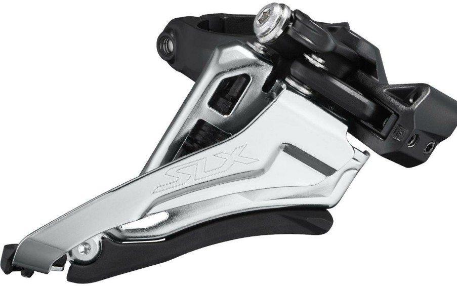 Bike Parts Shimano Derailleurs | Shimano Slx M7100 E 2X12 Speed Front Derailleur Black