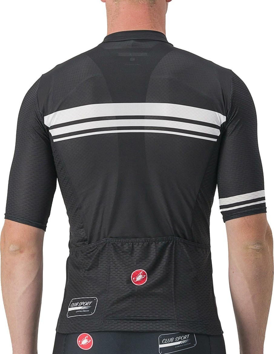 Clothing Castelli Short Sleeve Jerseys | Castelli Club Sport Street Competizione Jersey Navy Blue