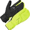 Helmets & Protection GripGrab Gloves | Gripgrab Ride Hi-Vis Wp Deep Winter Lobster Glove Hi-Viz Yellow