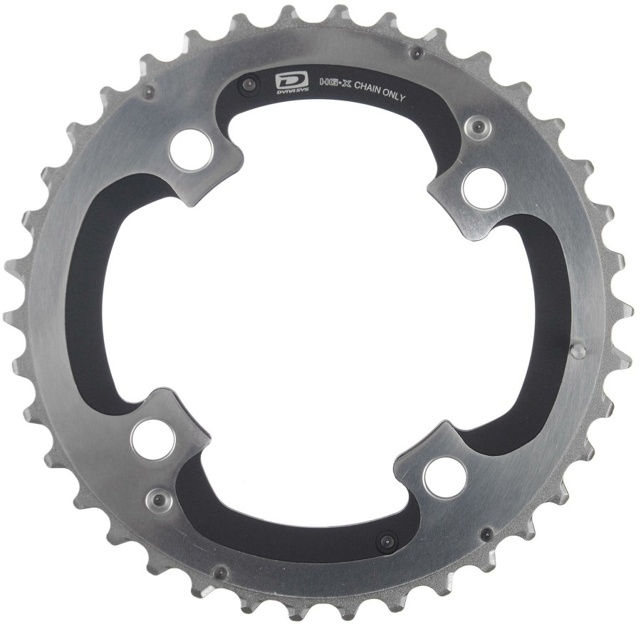 Bike Parts Shimano Chainrings | Shimano Xtr M980 10 Speed Double Mtb Chain Ring Silver