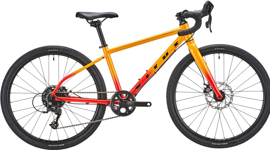 Bikes Vitus Pedal Bikes | Vitus Energie 24 Kids Cx Bike Orange Fade