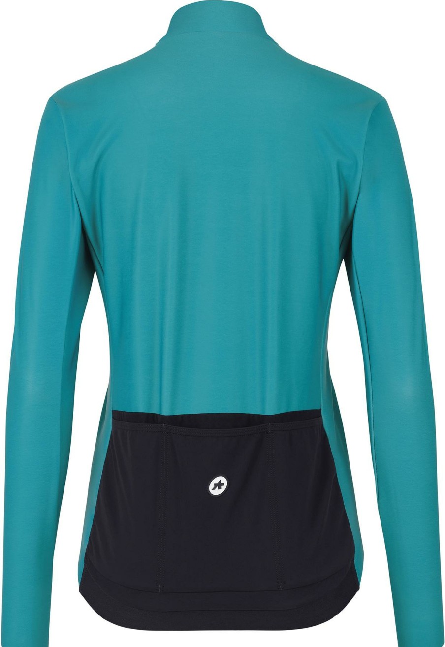 Clothing Assos Long Sleeve Jerseys | Assos Women'S Uma Gt Spring Fall Jersey C2 Turquoise Green