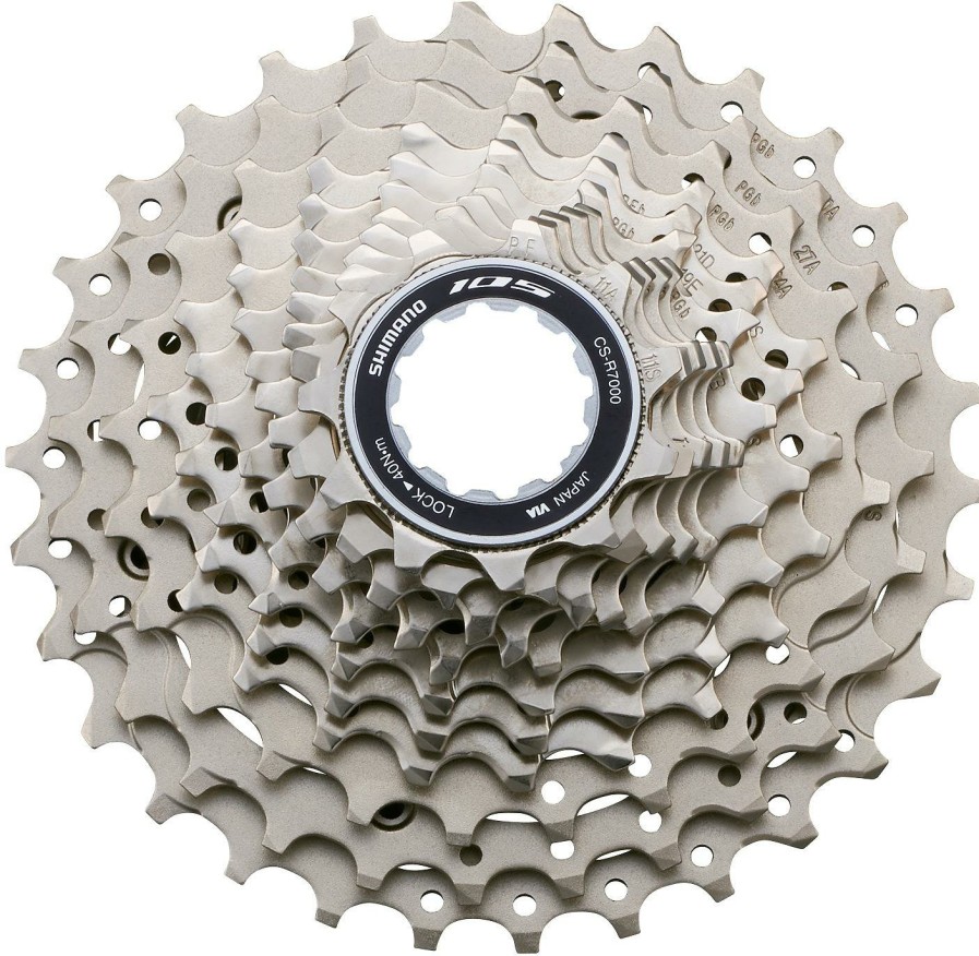 Bike Parts Shimano Cassettes | Shimano 105 R7000 11 Speed Cassette Silver