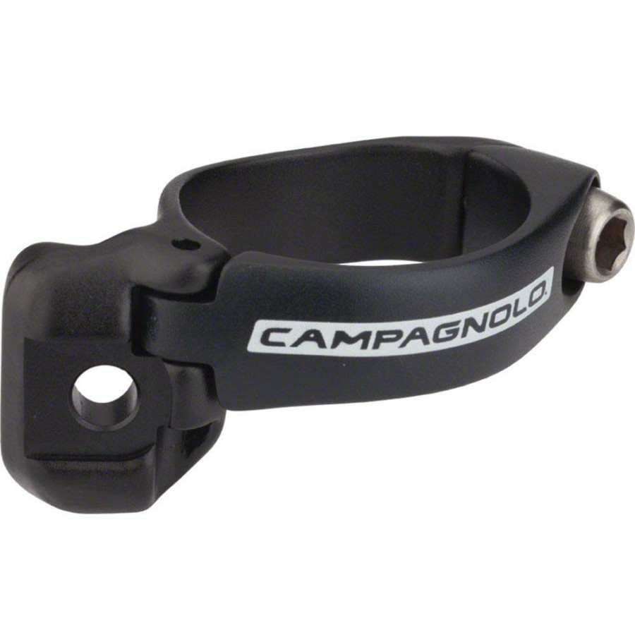 Bike Parts Campagnolo Derailleurs | Campagnolo Eps Front Derailleur Clamp Black