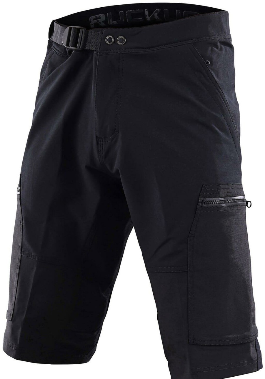 Clothing Troy Lee Designs Baggy Shorts | Troy Lee Designs Ruckus Cargo Shorts Mono Black