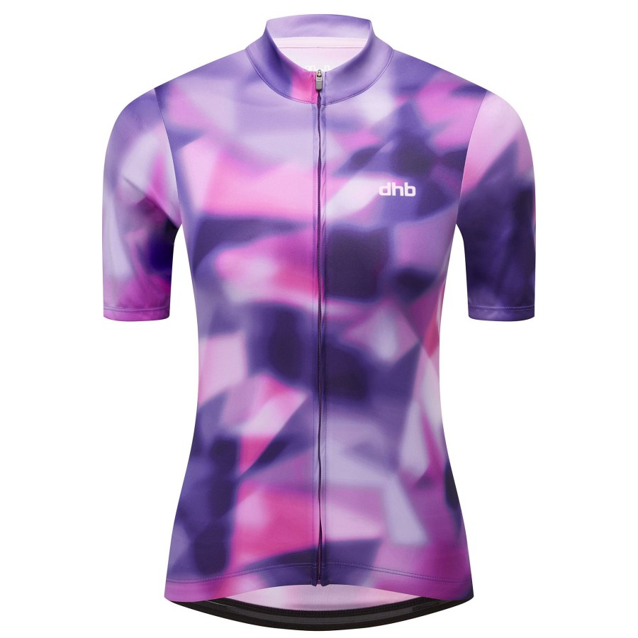 Clothing DHB Short Sleeve Jerseys | Dhb Moda Women'S Short Sleeve Jersey Viola Pastel Lilac