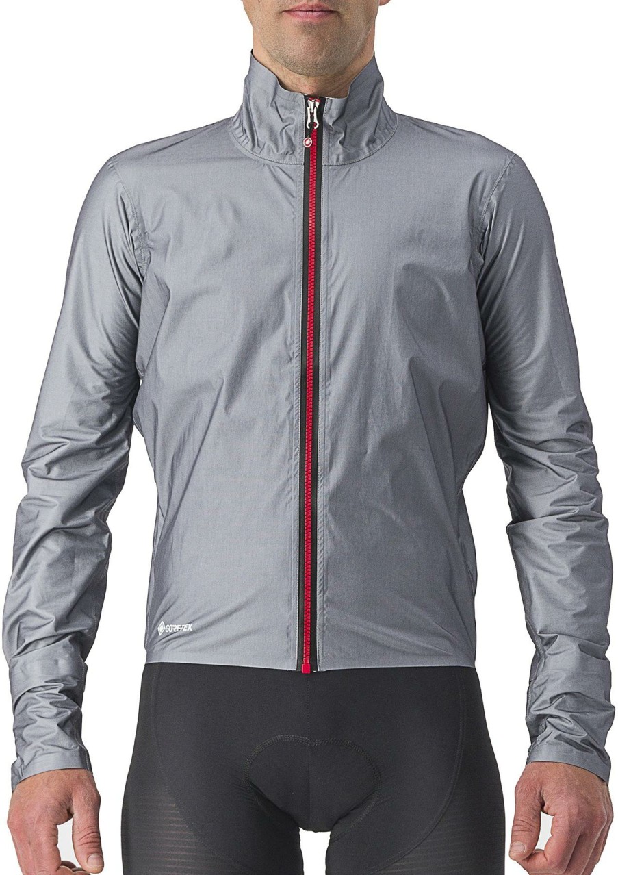 Clothing Castelli | Castelli Tempest Lite Jacket Silver