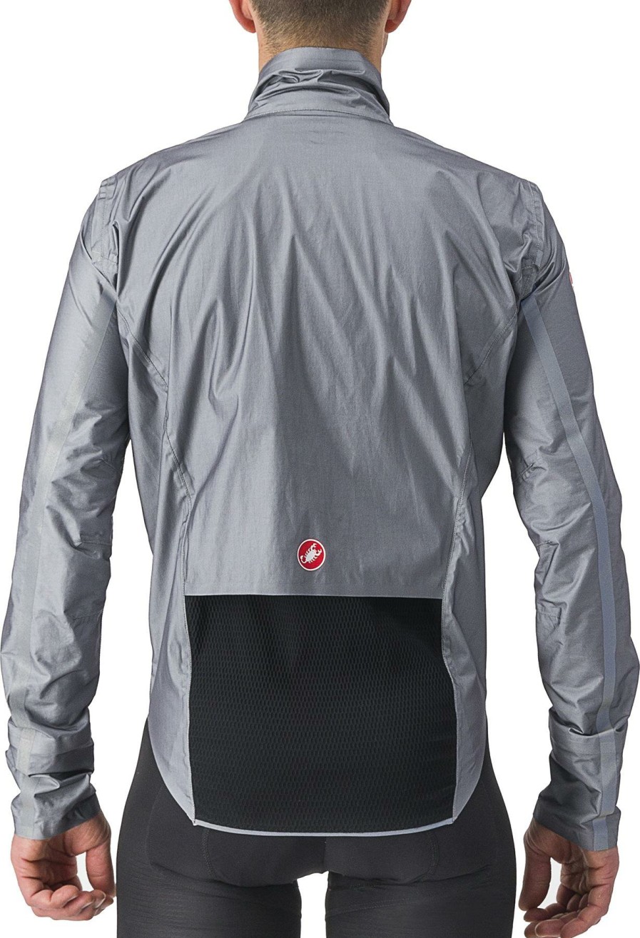 Clothing Castelli | Castelli Tempest Lite Jacket Silver