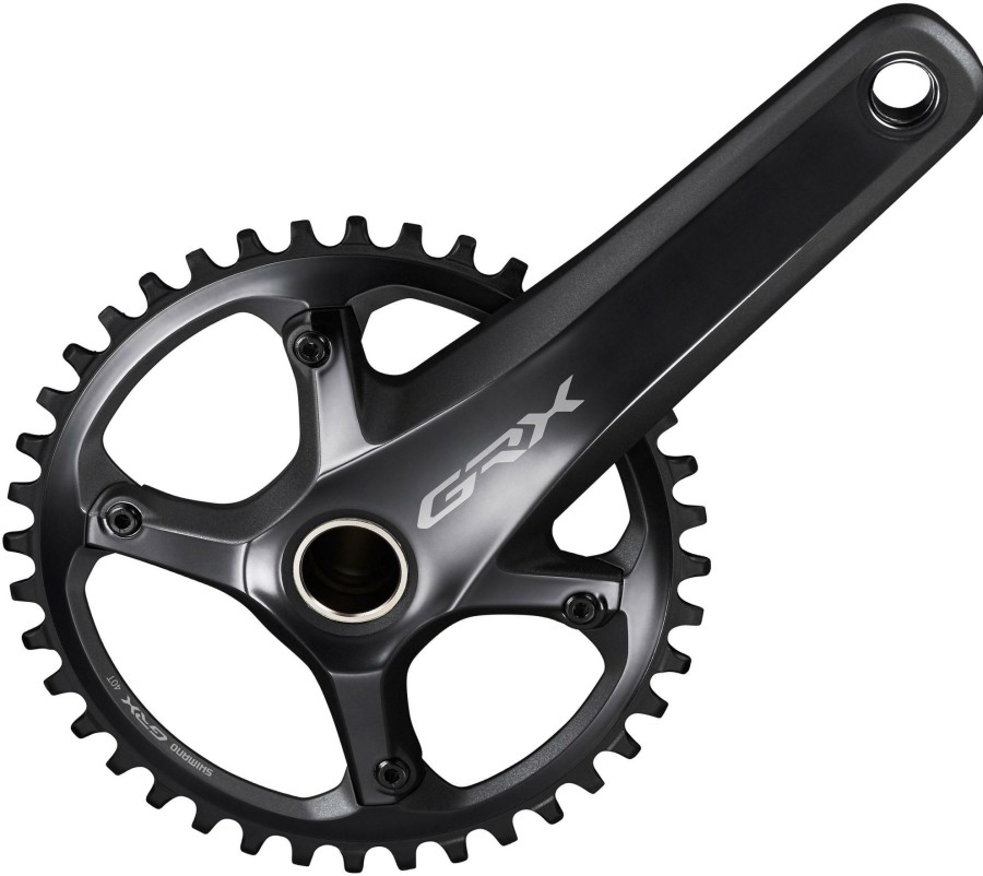 Bike Parts Shimano Chainsets & Cranksets | Shimano Grx 810 11 Speed Gravel Single Chainset Black