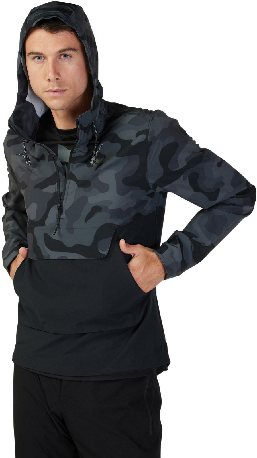 Clothing Fox Racing | Fox Racing Ranger Wind Pullover Black Camo