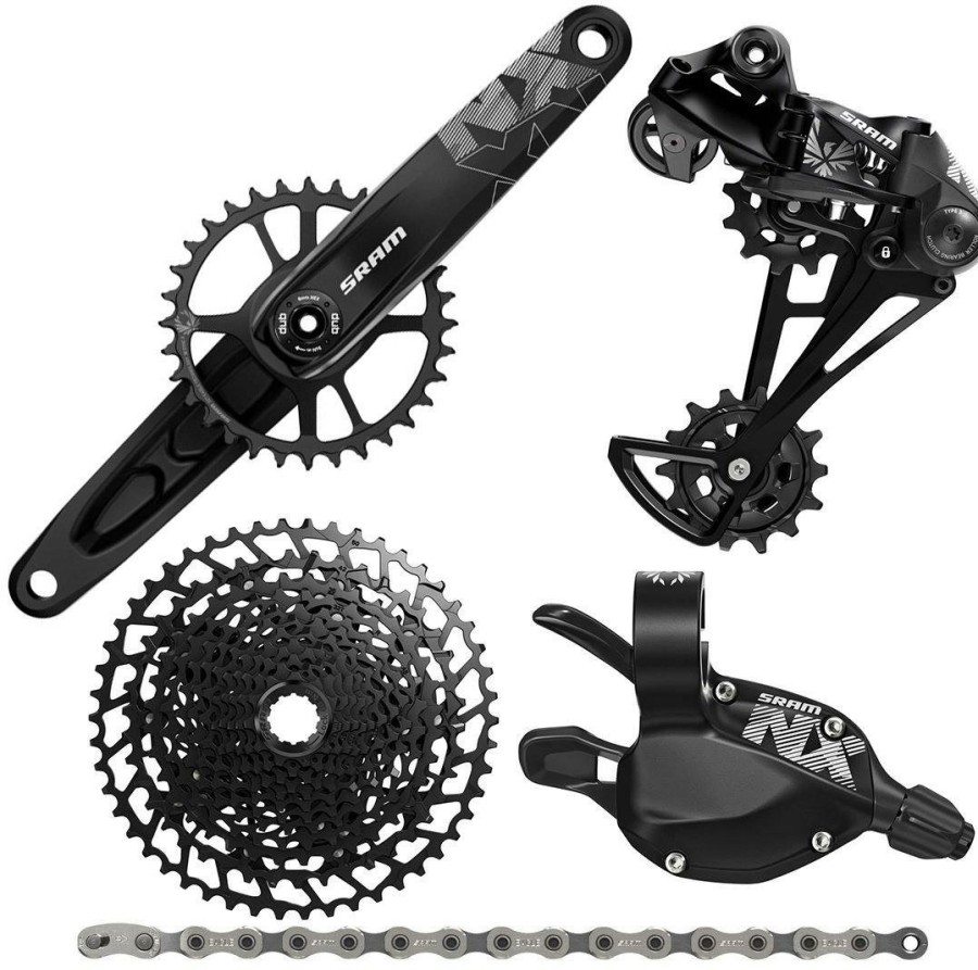 Bike Parts SRAM Groupsets | Sram Nx Eagle 12 Speed Mountain Bike Groupset Black