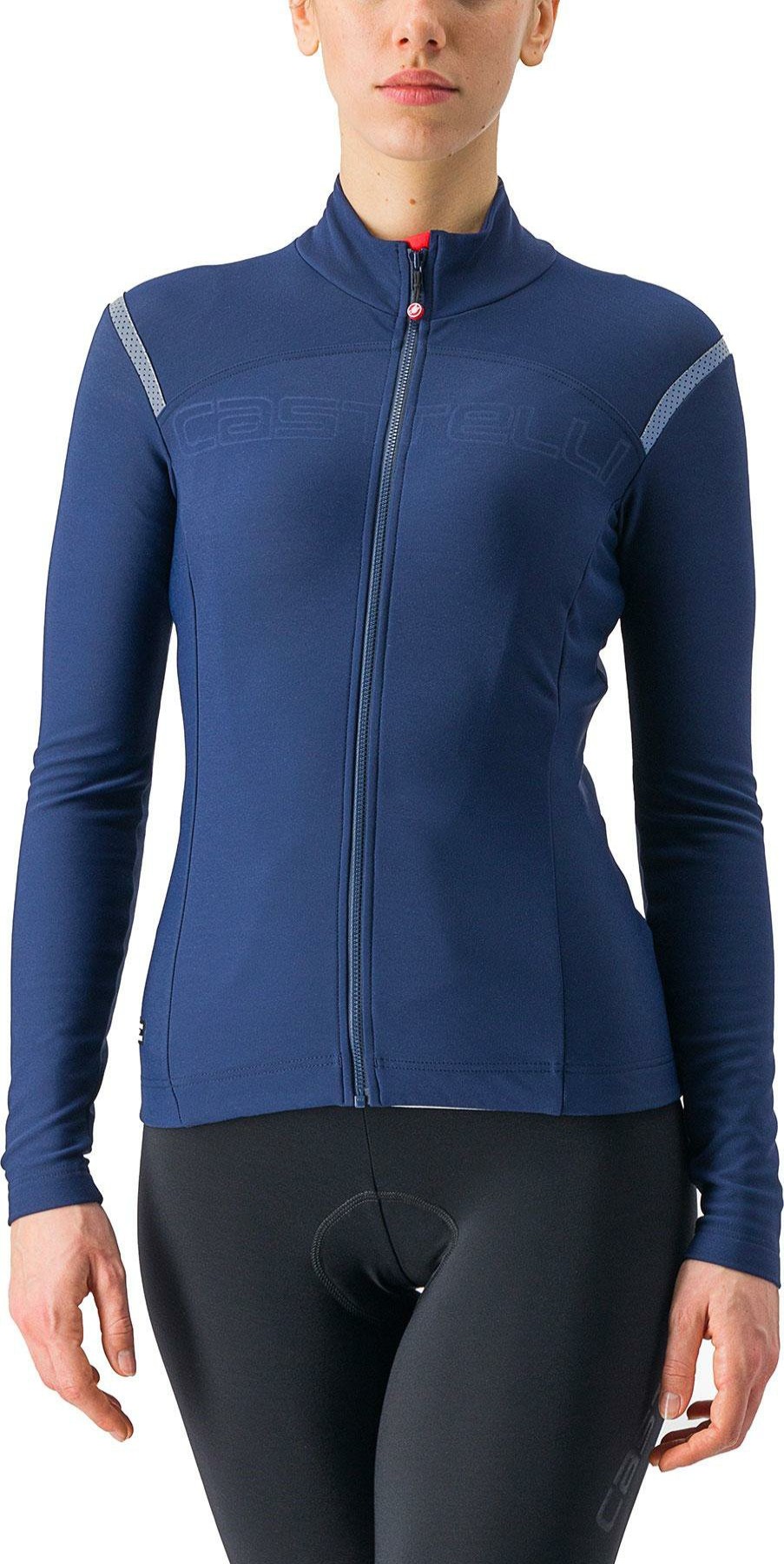 Clothing Castelli Long Sleeve Jerseys | Castelli Women'S Tutto Nano Ros Jersey Belgian Blue