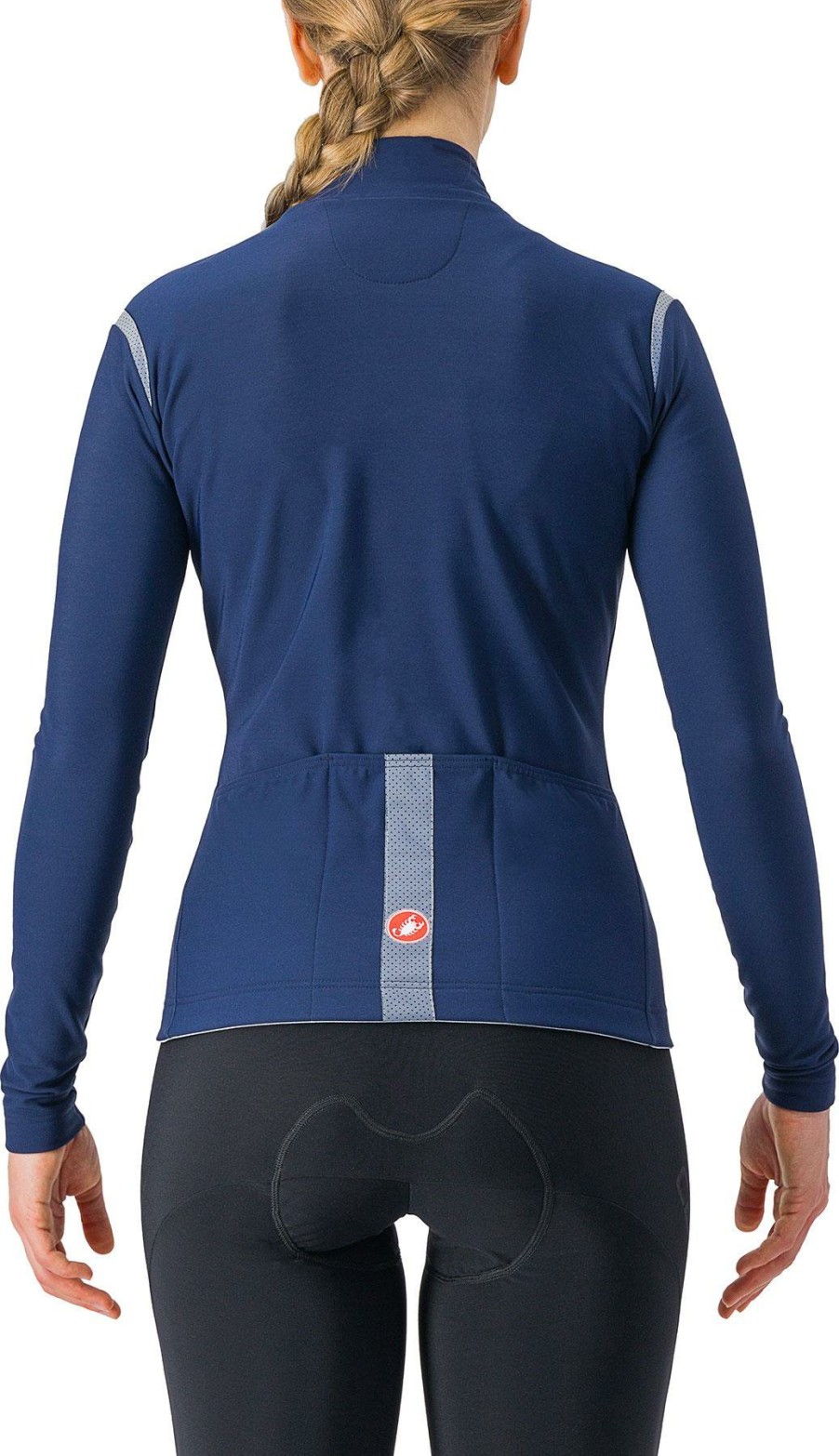 Clothing Castelli Long Sleeve Jerseys | Castelli Women'S Tutto Nano Ros Jersey Belgian Blue