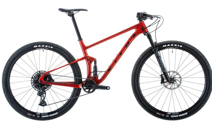 Bikes Vitus Full Suspension Mountain Bikes | Vitus Rapide Fs Crs Mountain Bike Octane Red