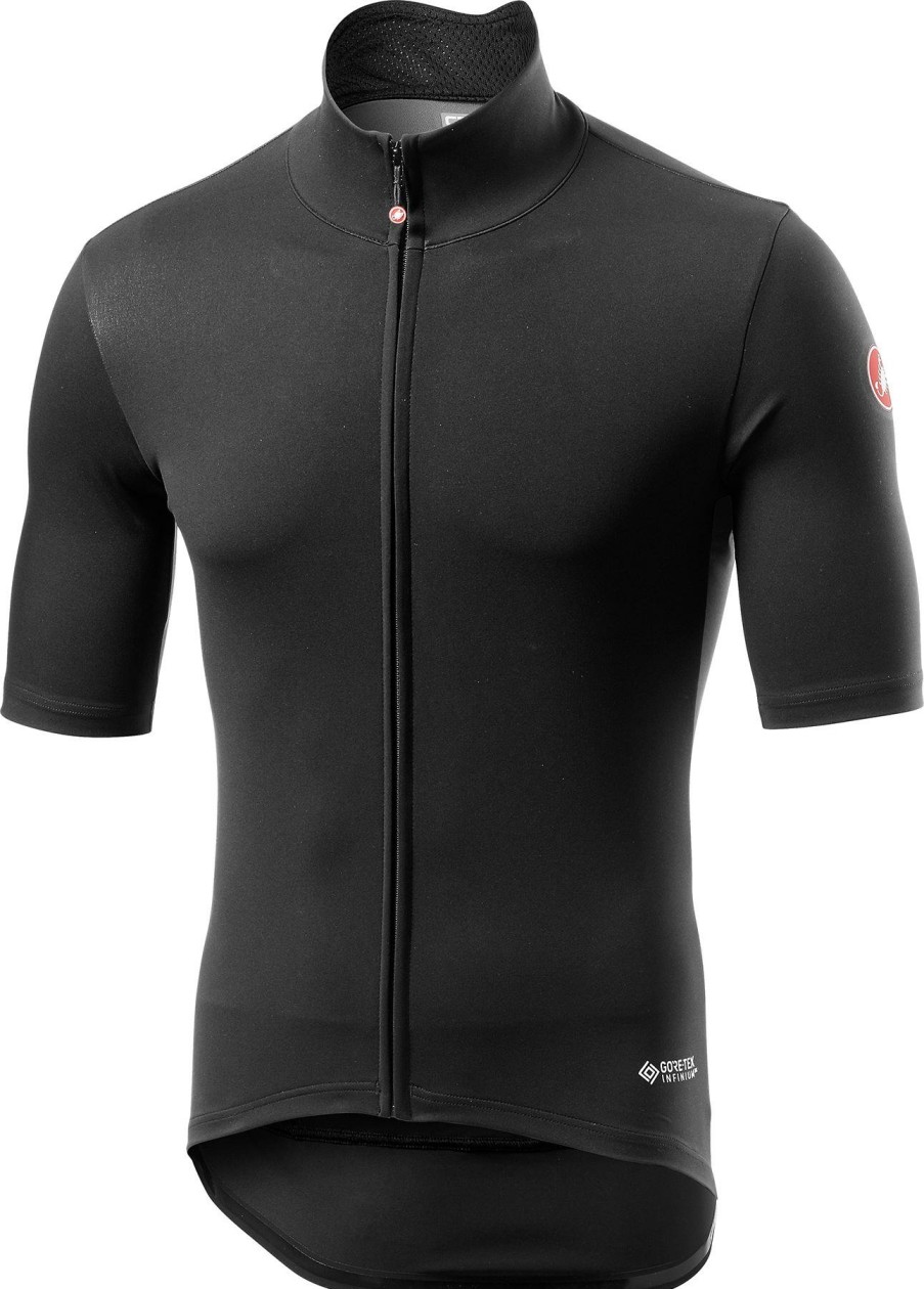 Clothing Castelli Short Sleeve Jerseys | Castelli Perfetto Ros Light Light Jersey Light Black