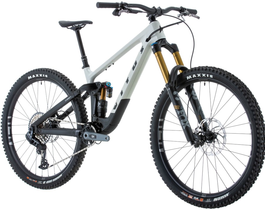 Bikes Vitus Full Suspension Mountain Bikes | Vitus Sommet 290 Crx Mountain Bike Pale Grey/Black