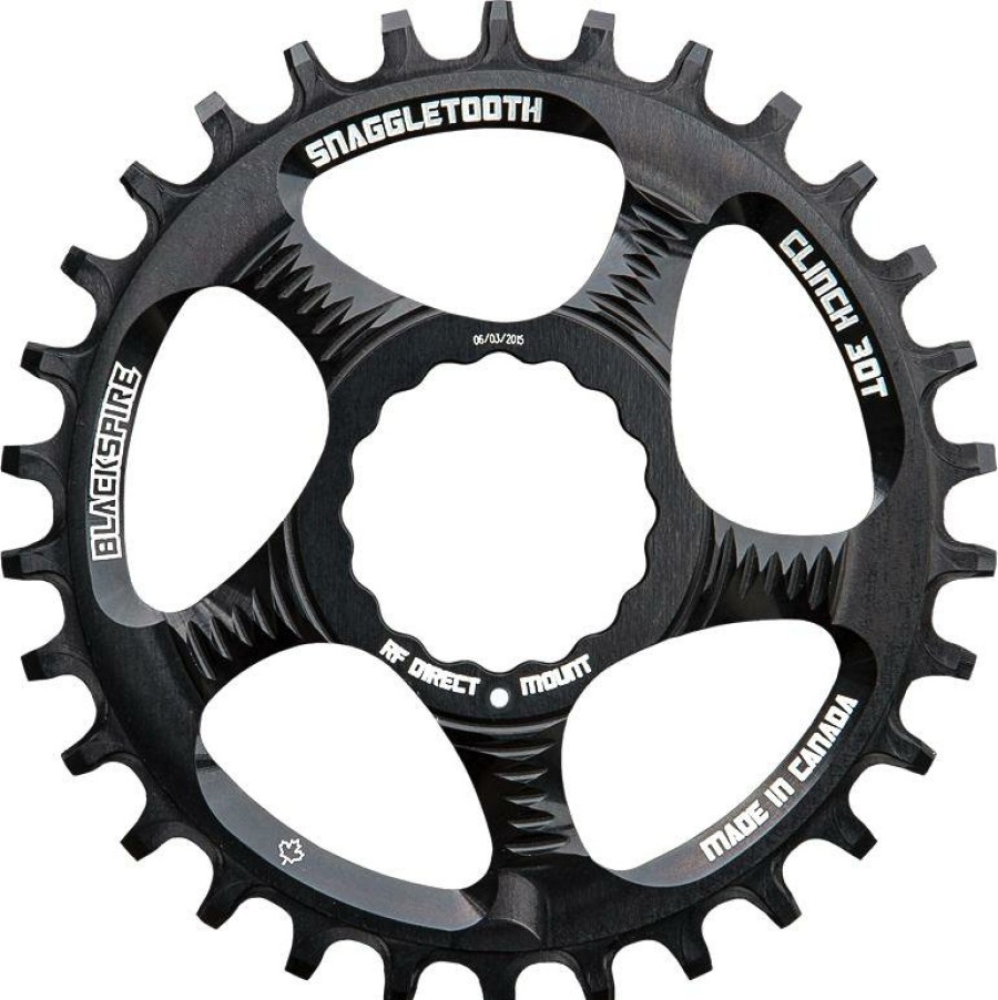 Bike Parts Blackspire Chainrings | Spire Snaggletooth Narrow Wide Cinch Chainring Black