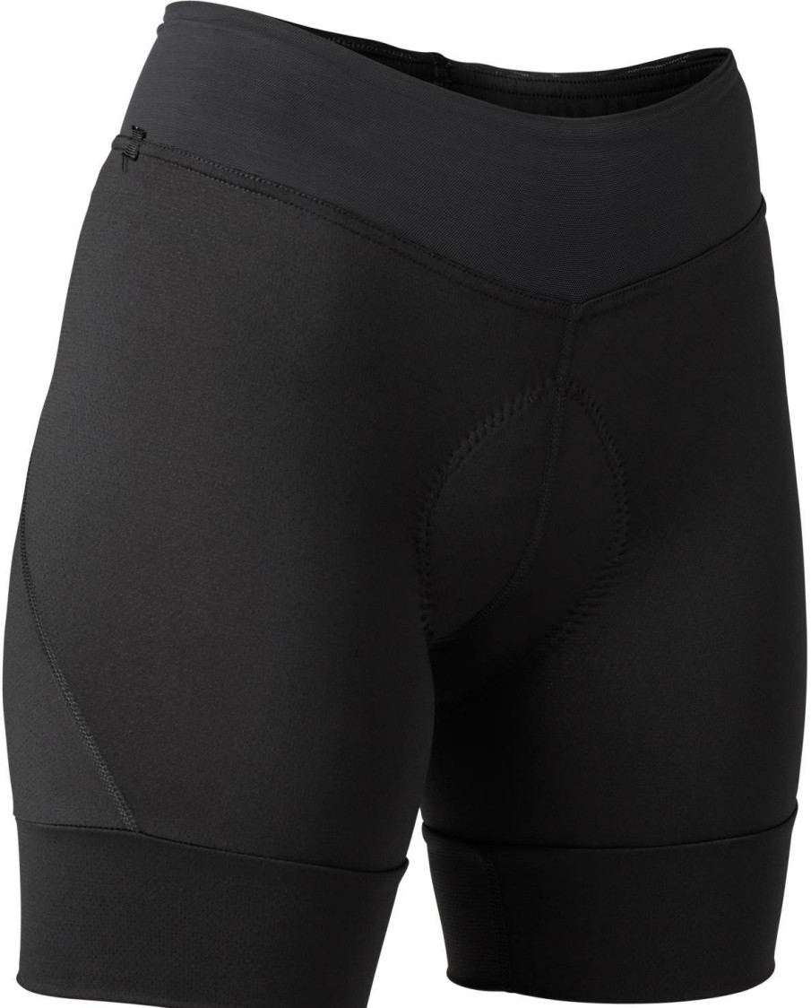 Clothing Fox Racing Waist Shorts | Fox Racing Women'S Tecbase Lite Liner Cycle Shorts Black