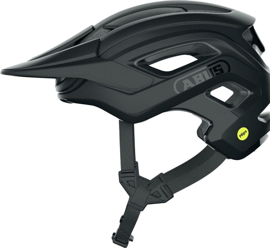 Helmets & Protection Abus Mountain Bike Helmets | Abus Cliffhanger Mtb Helmet Mips Black