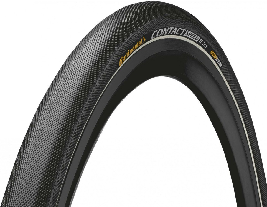 Wheels & Tyres Continental | Continental Contact Speed Road Tyre Black