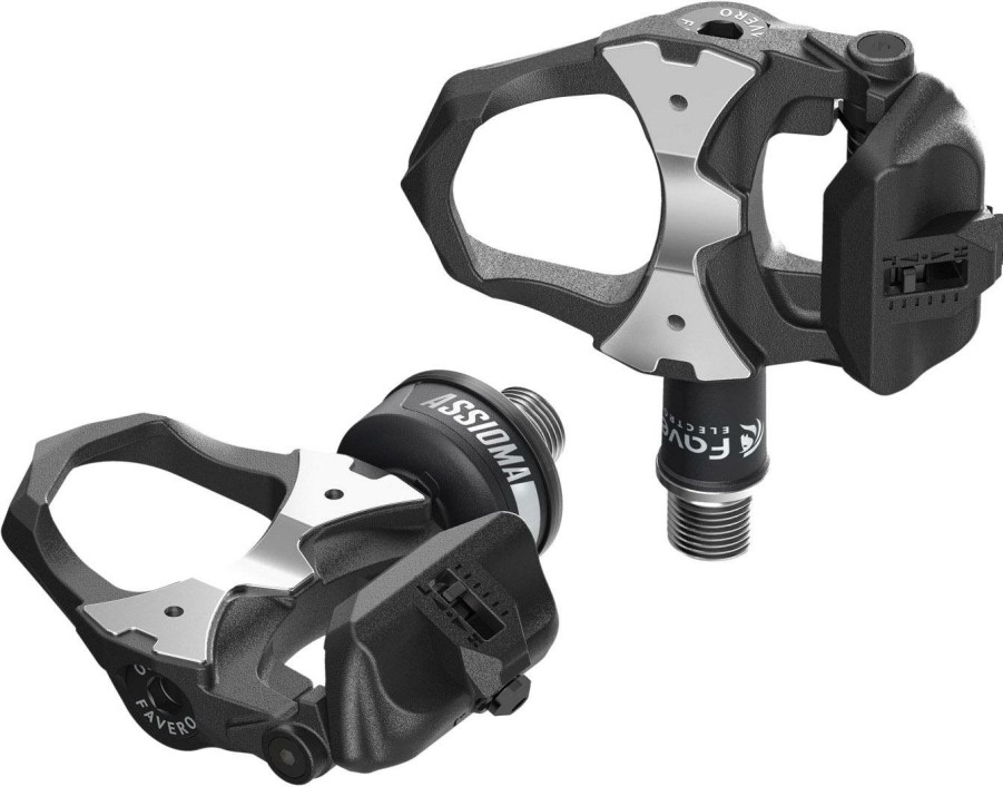 Accessories Favero Power Meters | Favero Assioma Uno Power Meter Pedals Black/Grey